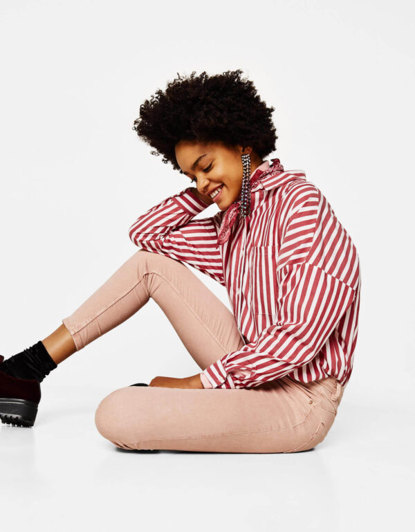 Skinny mid-rise trousers - Image 3